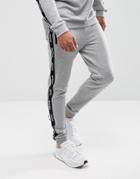 Only & Sons Jogger In Slim Fit With Leg Branding - Black