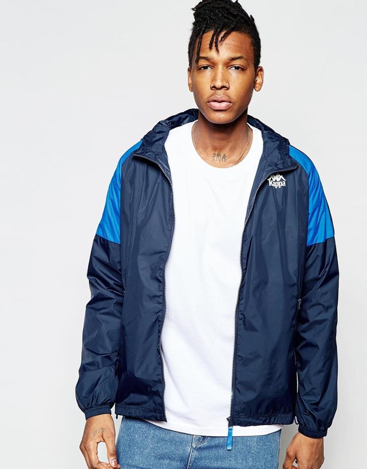 Kappa Festival Hooded Jacket - Navy