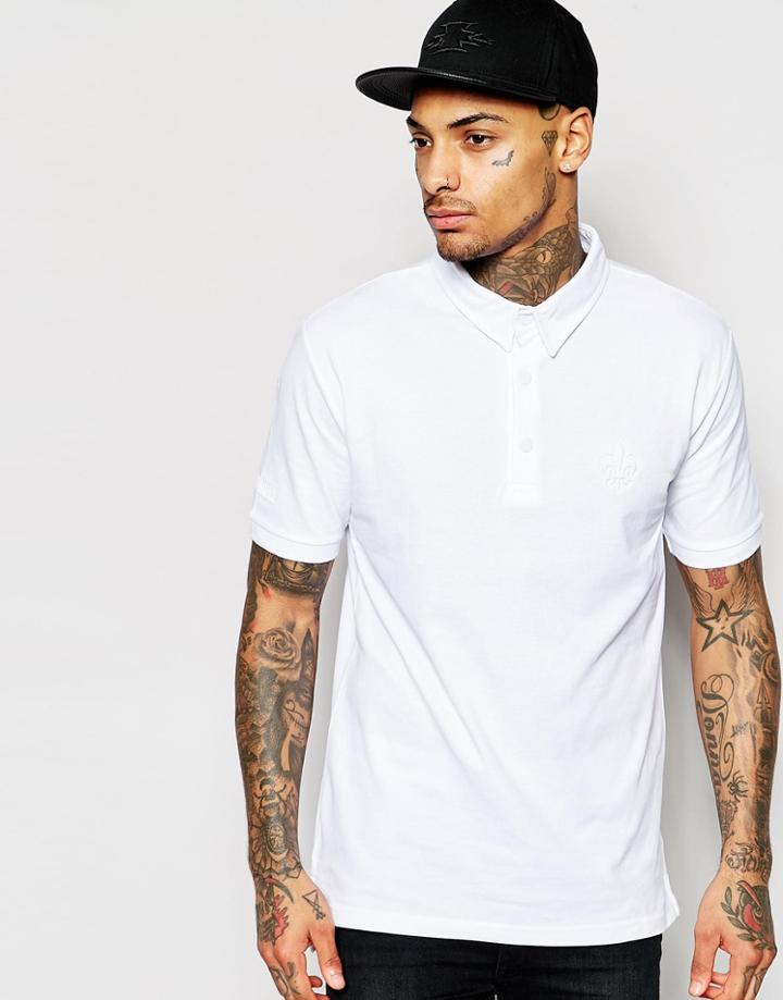 Criminal Damage Vate Polo - White