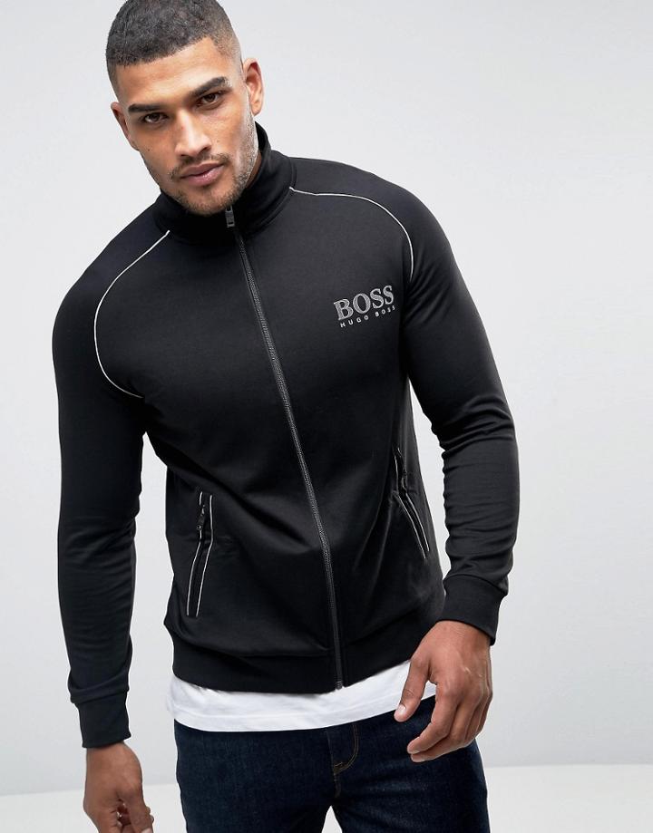 Boss By Hugo Boss Zip Thru Sweat - Black