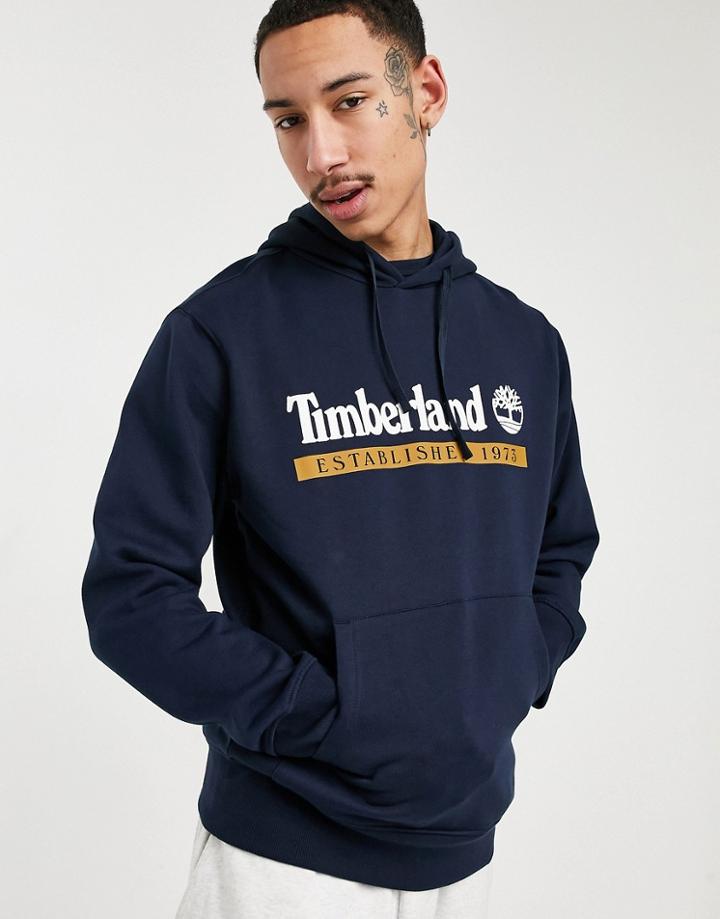 Timberland Yc Established 1973 Hoodie In Navy
