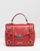 Love Moschino Satchel Buckle Tote Bag - Red