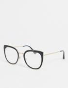 Jeepers Peepers Square Glasses In Black