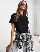 Asos Design Ultimate Cotton T-shirt With Crew Neck In Black - Black