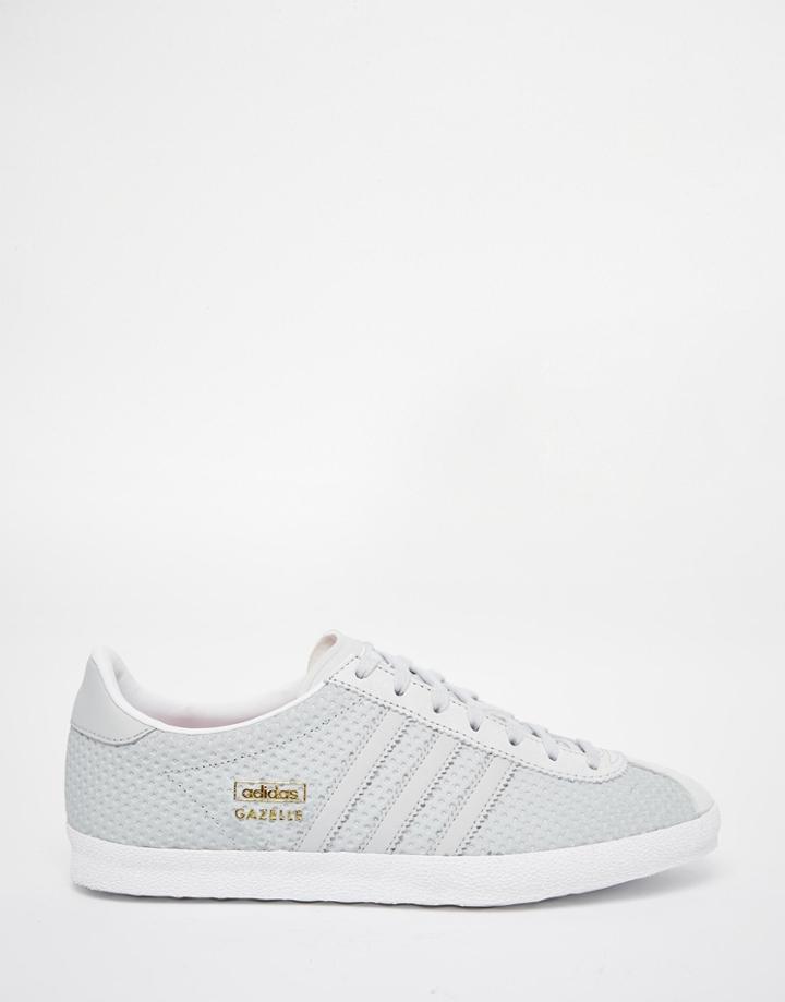Adidas Originals Clear Gray Gazelle Sneakers - Clear Grey