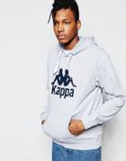 Kappa Logo Hoodie - Gray