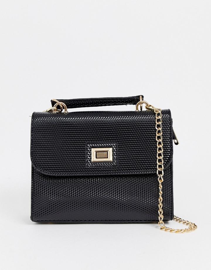 Yoki Cross Body Satchel - Black