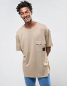 Cheap Monday Standard Pocket T-shirt - Beige