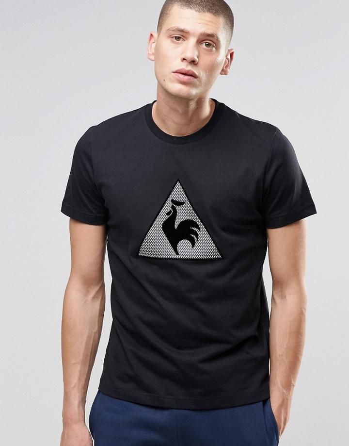 Le Coq Sportif Geo Jacquard T-shirt - White