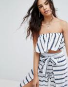 Faithful Stripe Bandeau Top - Multi
