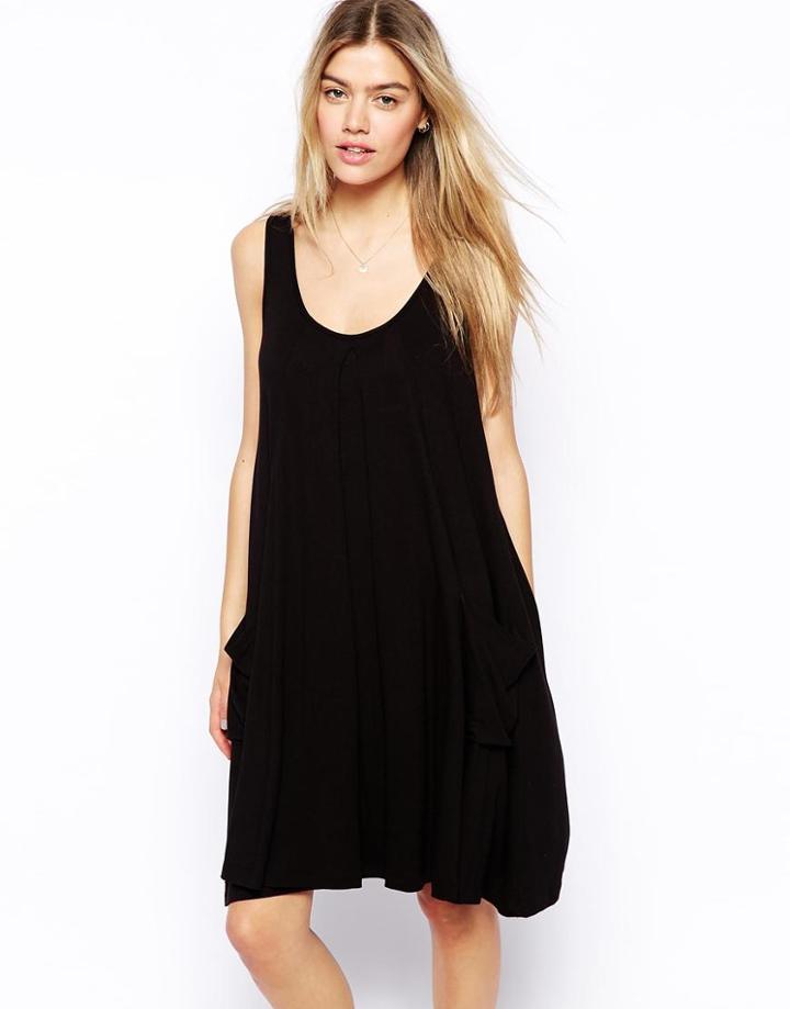 Asos Swing Dress With Pockets