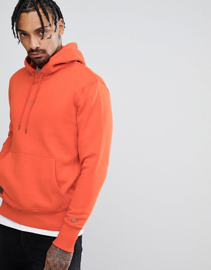 New Era Premium Hoodie With Pockets In Orange - Orange