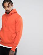 New Era Premium Hoodie With Pockets In Orange - Orange