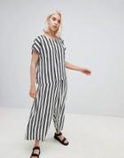 Weekday Wide Leg Stripe Pants - Multi