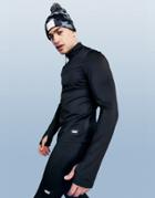 Asos 4505 Ski Base Layer Top With Quarter Zip In Black