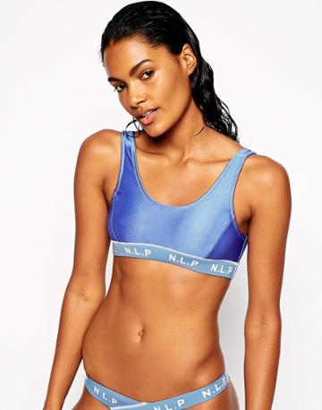 N.l.p Loki Tank Bikini Top - Sky Blue