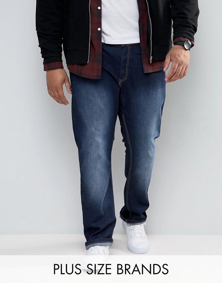 Loyalty And Faith Plus Stretch Regular Fit Salem Jeans - Blue