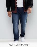 Loyalty And Faith Plus Stretch Regular Fit Salem Jeans - Blue