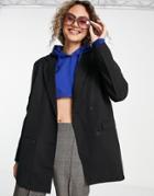 Heartbreak Oversized Dad Blazer In Black