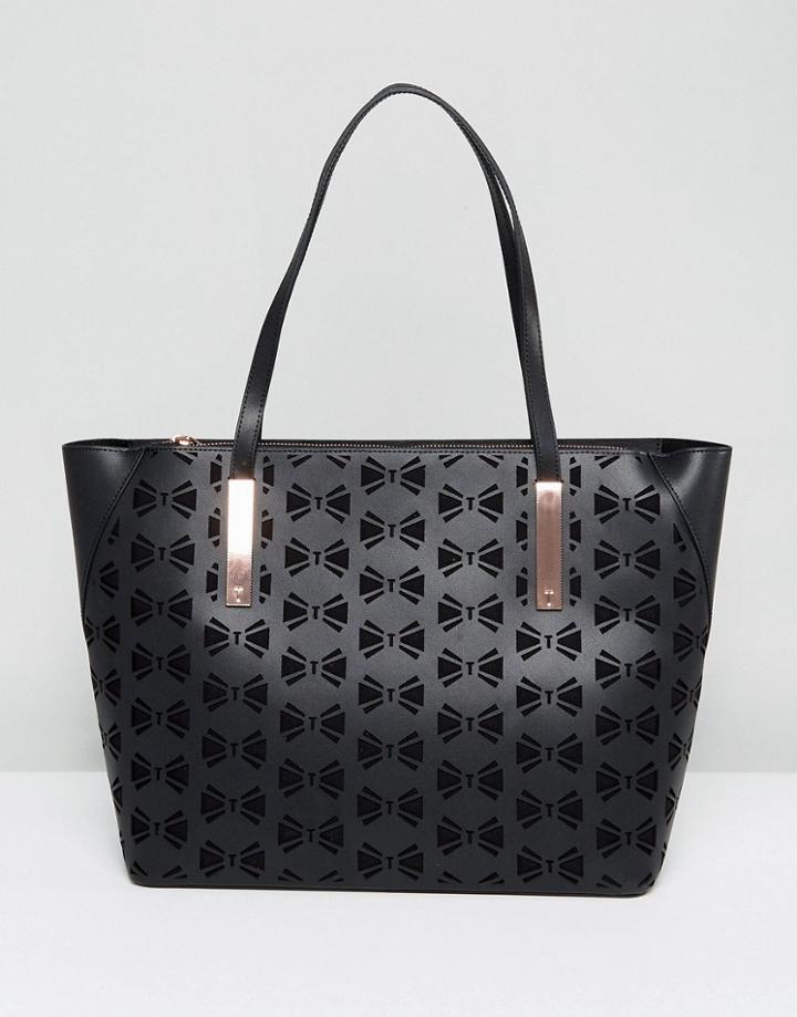 Ted Baker Dottii Cut Out Core Large Shopper - Black