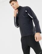 Asos 4505 Jacket With Reflective Taping-gray