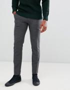 Jack & Jones Premium Smart Pants In Slim Fit With Wool Mix - Gray