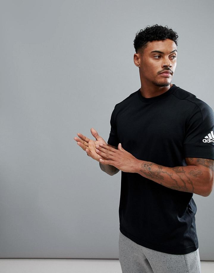 Adidas Athletics Stadium T-shirt In Black Cg2097 - Black