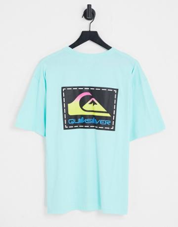 Quiksilver X Stranger Things Lenora Hills Rainbow T-shirt In Blue