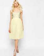 Needle & Thread Coppelia Embellished Ballet Tulle Dress - Lemon
