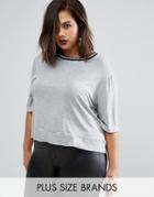 Elvi Plus T-shirt - Gray