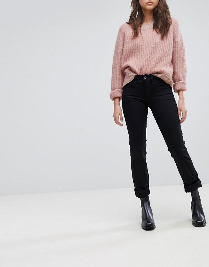 G-star 3301 Deconstructed Mid Rise Straight Leg Jean - Black