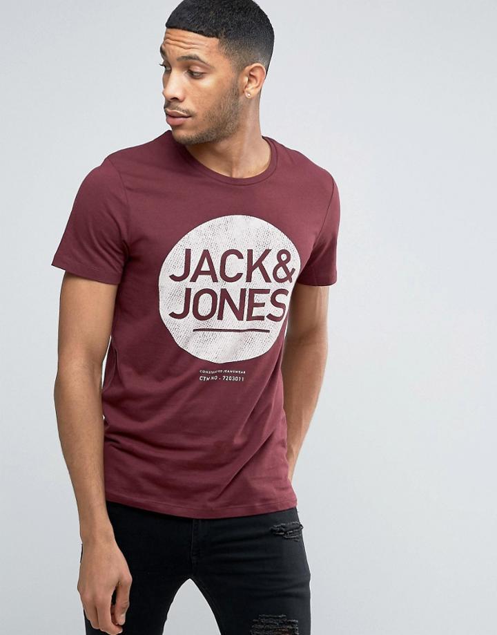 Jack & Jones Logo T-shirt - Red