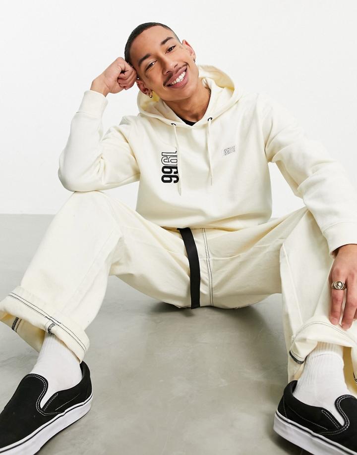 Vans Quick Response Pullover Hood In Cream-white