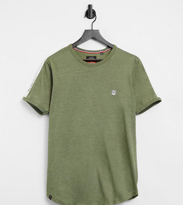 Le Breve Tall Mix And Match Lounge T-shirt In Forest Green