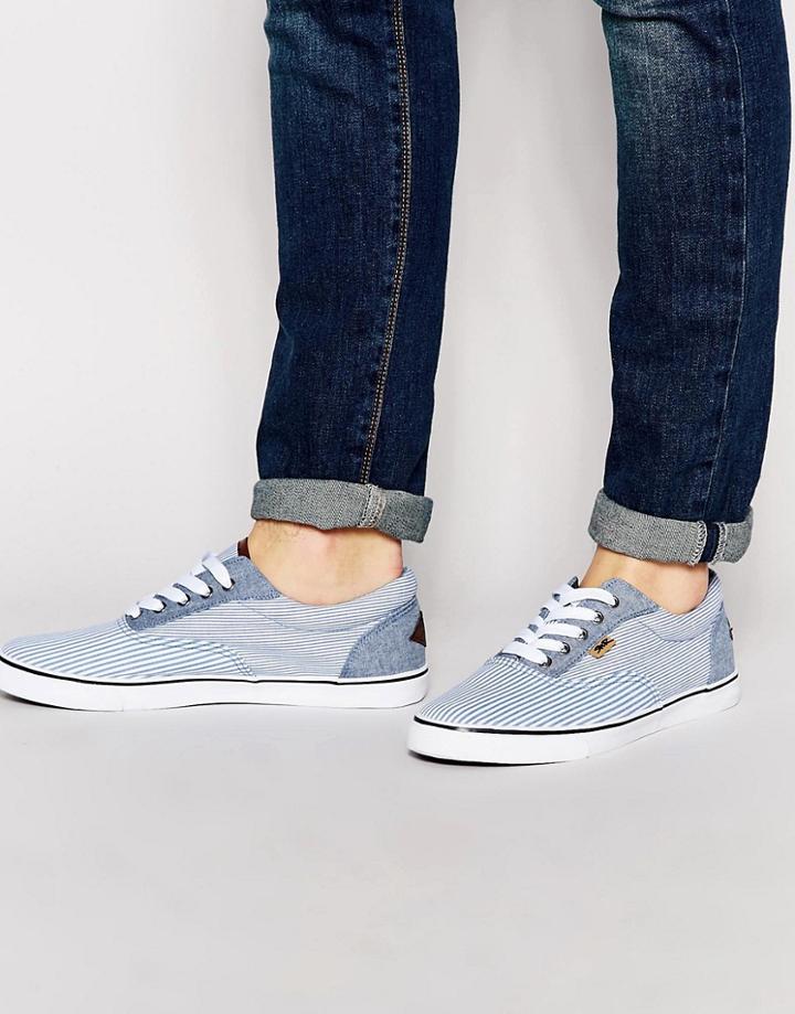 Rock & Religion Boating Sneakers - Blue