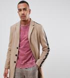 Sixth June Overcoat Coat In Stone Exclusive To Asos