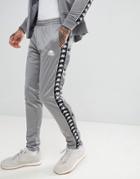 Kappa Joggers With Side Taping In Gray - Gray