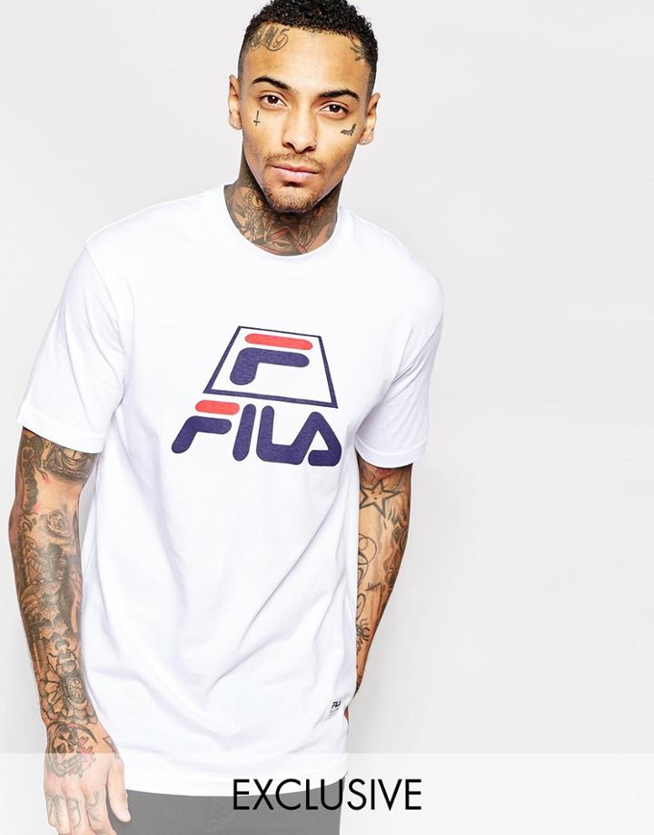 Fila Black Oversized T-shirt - White