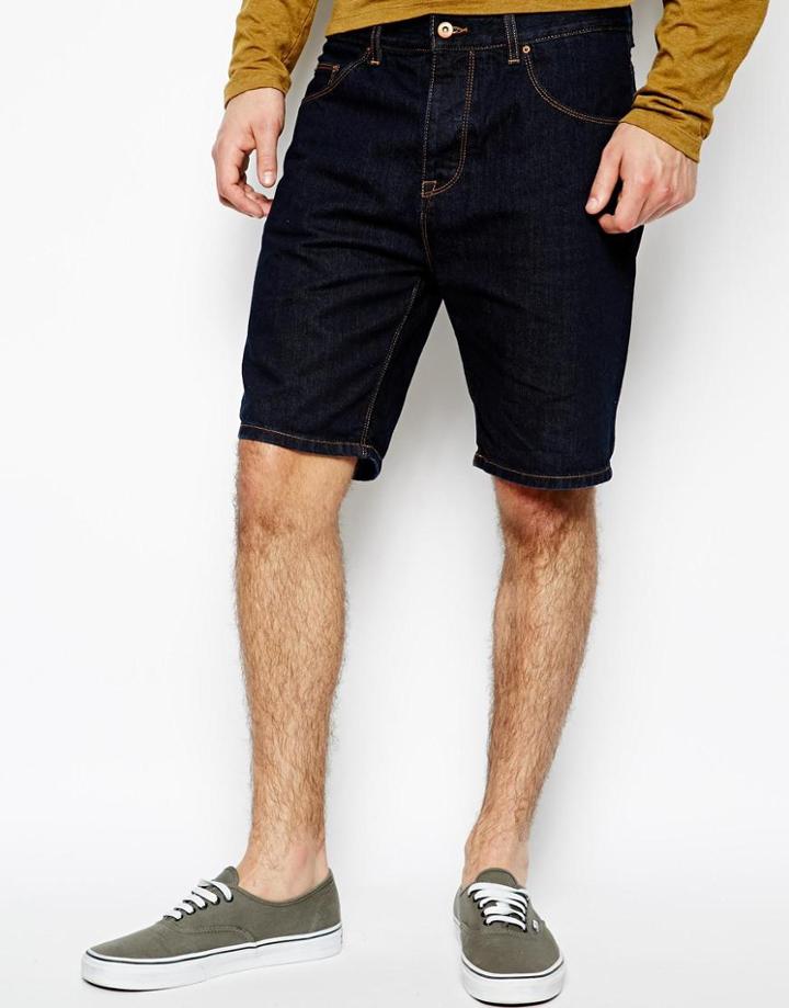 Asos Denim Shorts In Slim