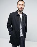Hugo By Hugo Boss Overcoat - Navy