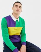 Another Influence Rugby Long Sleeve Top - Purple