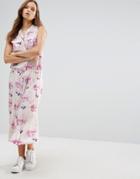 Minimum Moves Freig Maxi Dress With Tie Waist - Pink