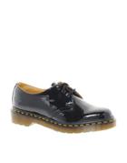 Dr Martens 1461 Classic Black Patent Flat Shoes - Black