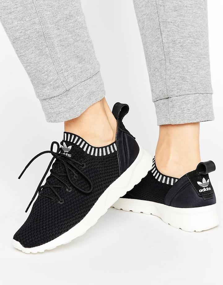 Adidas Zx Flux Adv Virtue Performance Sneakers - Black