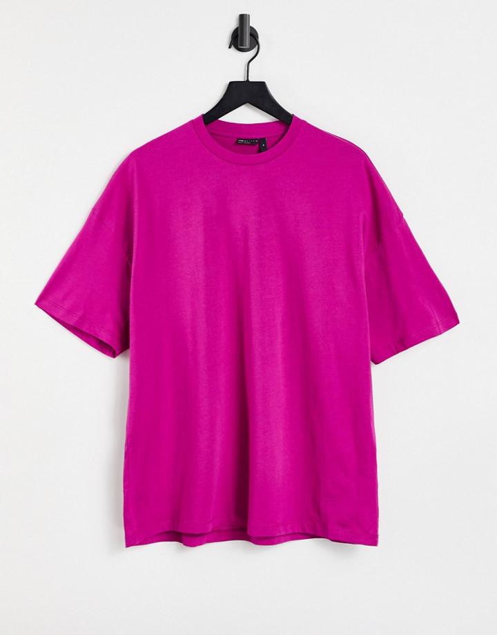 Asos Design Oversized T-shirt In Pink