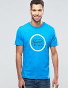Original Penguin Circle Combo Logo T-shirt - Blue