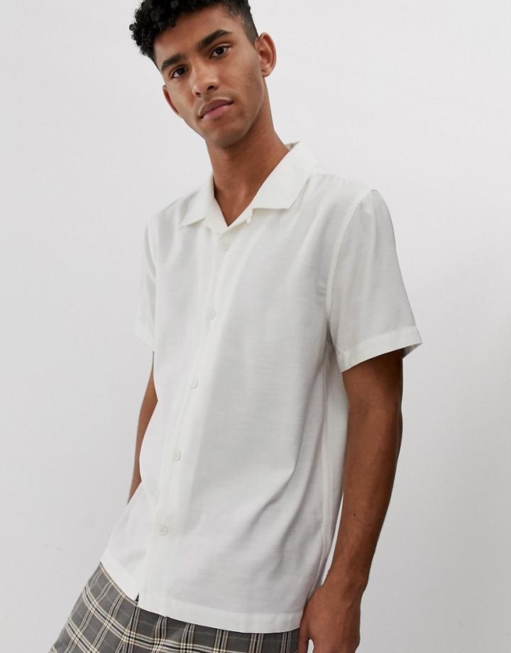 Weekday Coffee Shirt In White - White