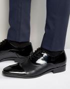 Dune Oxford Shoes In Patent Leather - Black