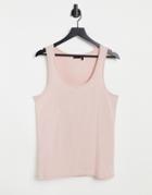 Asos Design Tank In Light Pink
