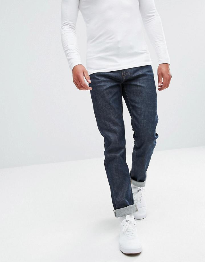 Waven Slim Fit Jeans In Selvage Raw - Blue